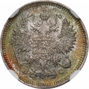 Russia, Nicholas II, 10 kopecks 1913 BC - NGC MS67
