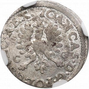 John II Casimir, 2 groschen 1650, Bromberg - NGC MS61