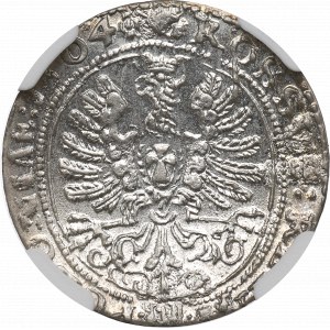 Zygmunt III Waza, Grosz 1604, Kraków - nieopisany - NGC MS64 / WYŚMIENITY