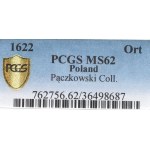 Sigismund III Vasa, Ort 1622, Bydgoszcz - ILLUSTRATED ex Pączkowski PRV M PCGS MS62