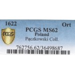 Zygmunt III Waza, Ort 1622, Bydgoszcz - ILUSTROWANY ex Pączkowski PRV M PCGS MS62