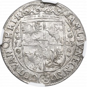 Sigismund III, 18 groschen 1623, Bromberg - NGC UNC Details