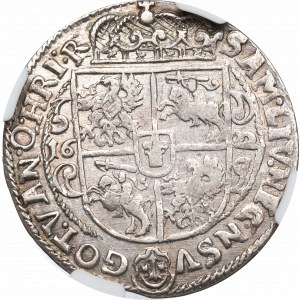 Zygmunt III Waza, Ort 1622, Bydgoszcz - ex Pączkowski PRV M ILUSTROWANY NGC AU58