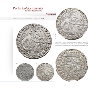 Sigismund III. Vasa, Ort 1623, Bromberg (Bydgoszcz) - ex Pączkowski PRV M ILLUSTRATED NGC MS61