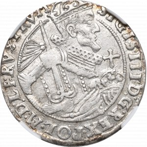 Sigismund III. Vasa, Ort 1623, Bromberg (Bydgoszcz) - ex Pączkowski PRV M ILLUSTRATED NGC MS61