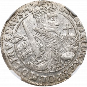 Sigismund III Vasa, Ort 1622, Bromberg - ex Pączkowski PRVS M ILLUSTRATED NGC MS64