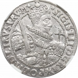 Sigismund III Vasa, Ort 1622, Bromberg - ex Pączkowski PRV M ILLUSTRATED NGC MS60