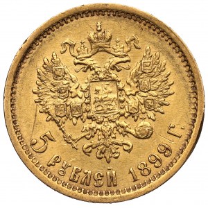 Russland, Nikolaus II., 5 Rubel 1899 ЭБ