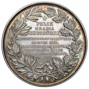 Poland, Medal of Count Felix Lubienski 1848 - silver rarity