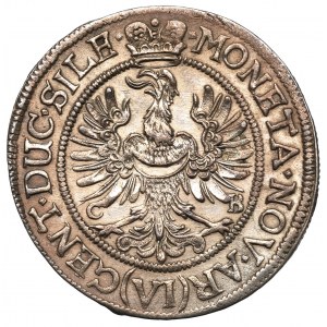 Śląsk, Księstwo legnicko-brzesko-wołowskie, Ludwika (regentka), 6 krajcarów 1673, Brzeg
