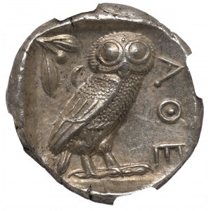 Greece, Athens, Tetradrachm - Owl NGC Ch AU