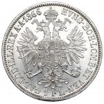 Austria, Franz Joseph, 1 florin 1866