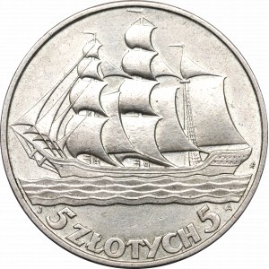 II Republic of Poland, 5 zloty 1936 Ship