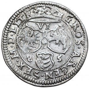 Stephan Bathory, 6 groschen 1585, Vilnius