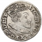 Zygmunt III Waza, Trojak 1590, Olkusz - tarcza - WIELKA RZADKOŚĆ / UNIKAT