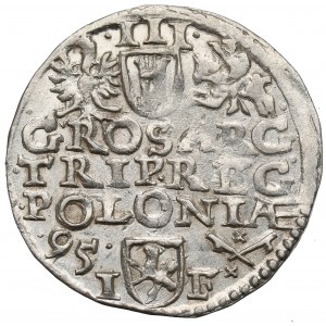 Zygmunt III Waza, Trojak 1595, Wschowa - okołomenniczy