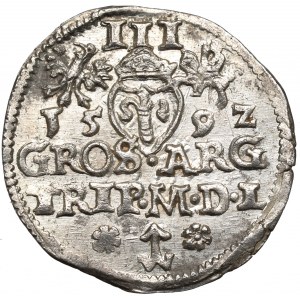 Sigismund III, 3 groschen 1592, Vilnius