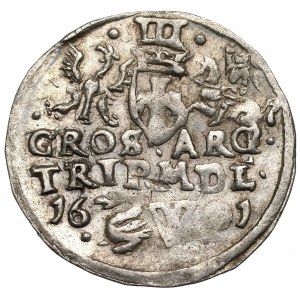 Sigismund III. Vasa, Trojak 1601, Vilnius - h. Schwan und W - MENNIC / RICHARD
