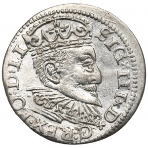 Zygmunt III Waza, Trojak 1595, Ryga - menniczy