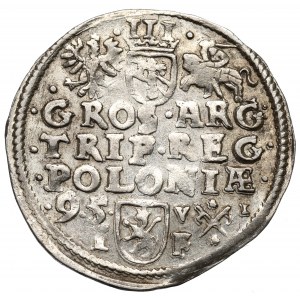 Sigismund III. Vasa, Trojak 1595, Poznań - schön