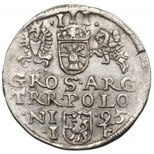 Sigismund III Vasa, 3 Groschen 1595 Olkusz