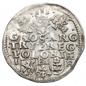 Sigismund III Vasa, 3 groschen 1597, Posen