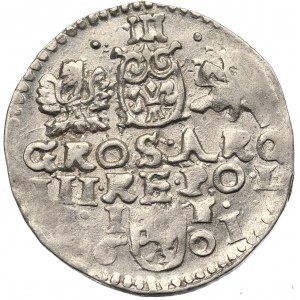 Sigismund III. Vasa, Trojak 1601, Lublin - ERWÄHNLICH / RAR