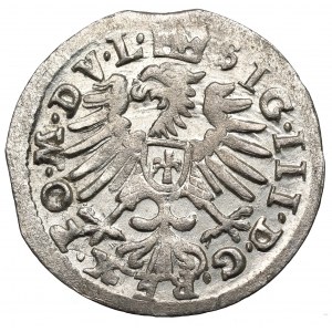 Sigismund III. Vasa, Pfennig 1609, Vilnius - geprägt