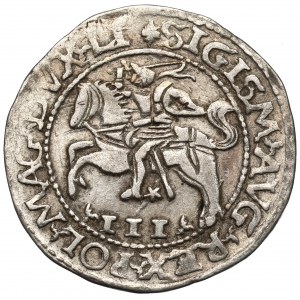 Zygmunt II August, Trojak 1565, Tykocin - PIĘKNY i RZADKI