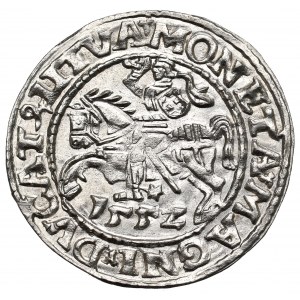 Zygmunt II August, Półgrosz 1552, Wilno - LI/LITVA