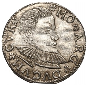 Kurlandia, Fryderyk Kettler, Trojak 1597, Mitawa - Rzadki / MENNICZY