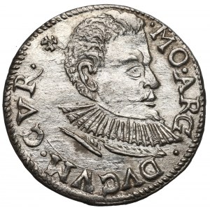Kurlandia, Fryderyk Kettler, Trojak 1597, Mitawa - MENNICZY / RZADKOŚĆ