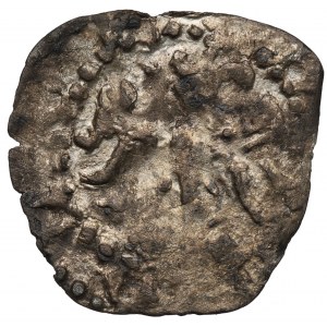 Casimir III the Great, Denarius without date - Helmet - BEAUTIFUL