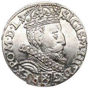 Sigismund III. Vasa, Trojak 1601, Krakau - Büste rechts