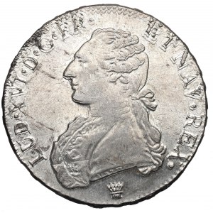Francja, Ludwik XVI, Ecu 1784, Limoges