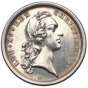 Francja, Ludwik XV, Medal bez daty
