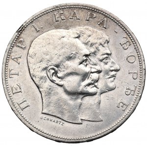 Serbia, 5 dinarów 1904 - 100-lecie dynastii