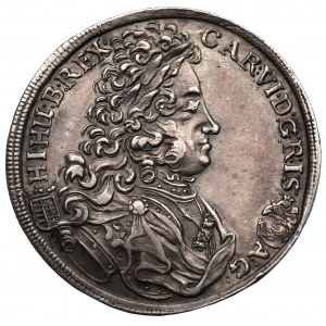 Hungary, Karl VI, 1/2 Thaler 1713 Kremnitz