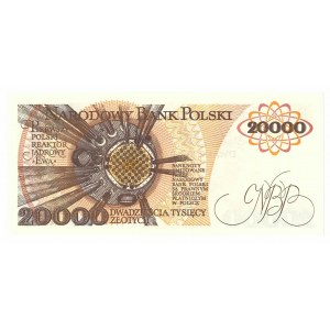 Volksrepublik Polen, 20000 Zloty 1989 AN