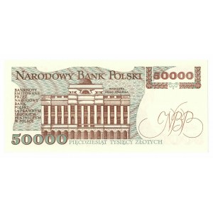 PRL, 50000 złotych 1989 W