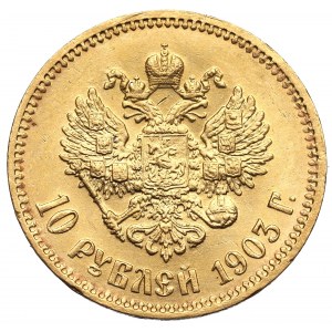 Russland, Nikolaus II., 10 Rubel 1903 AP