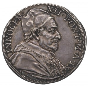 Papal State, Innocent XII, 1/2 piastra 1699