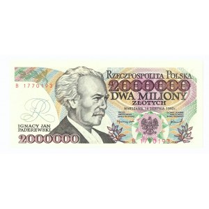 2 mln złotych 1992 B