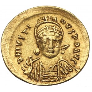Bizancjum, Justyn I, Solid Konstantynopol