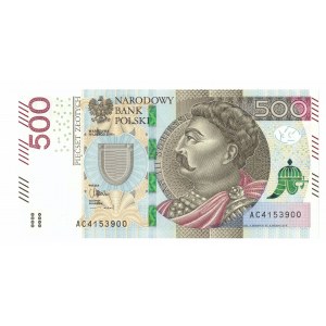 500 złotych 2016 - AC