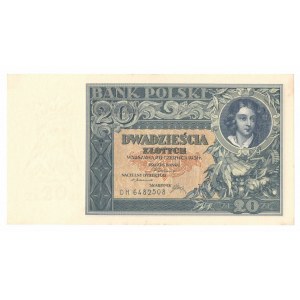 II RP, 20 gold 1931 DH.
