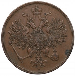 Russische Teilung, Alexander II, 3 Kopeken 1860 BM, Warschau