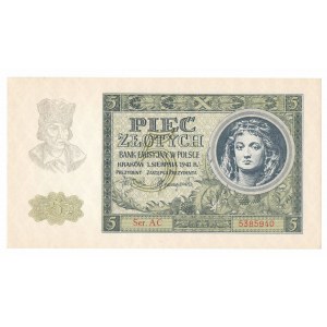 GG, 5 złotych 1941 AC