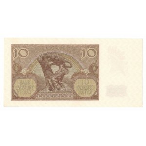 GG, 10 Zloty 1940 seltenere Serie B