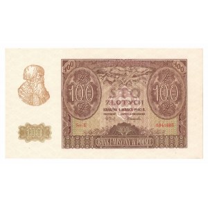 GG, 100 Zloty 1940 E